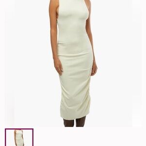 We Wore What NWT rushed midi dress